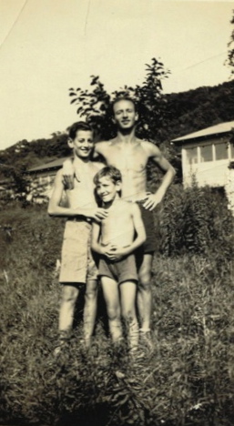 photo of Harold, Irving, and Sandy Rosenthal
