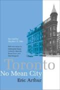 book cover: Toronto, no mean city