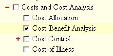 Cost-Benefit Analysis tree