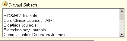 Journal Subsets
