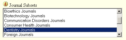 Journal Subsets