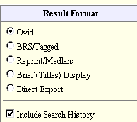 Result Format