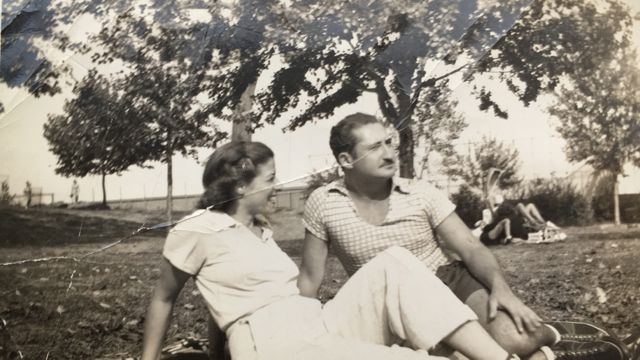photo of Ruth Schwartz and Joseph Black in summer